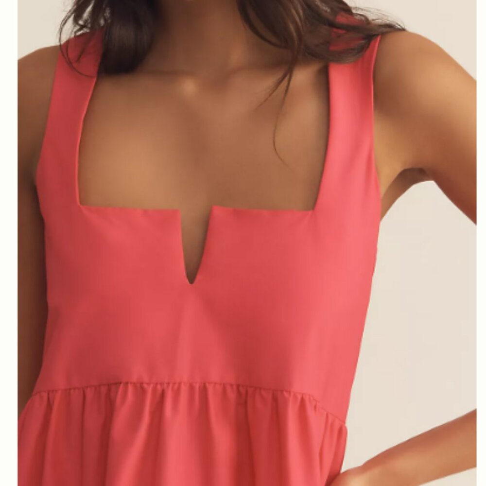 Daily Practice Sleeveless Split-Neck Mini Dress - XS - NWT - Picture 2 of 4